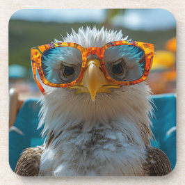 Cooler Adler Getränkeuntersetzer