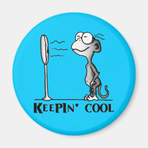 Cooler Affe Magnet