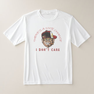 Cooler Affe mit Hut und Zigarre – “100% Chance, da T-Shirt