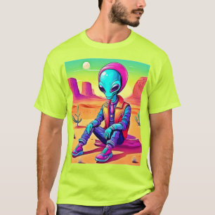 Cooler Alien Wüstenchill T-Shirt