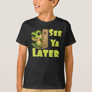 Cooler Alligator Bis Später Kinder T-Shirt