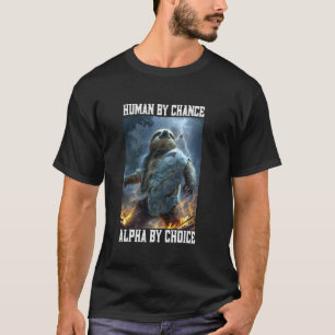 Cooler Alpha Faultier Peinlich Lustig Cringe Alpha T-Shirt