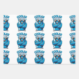 Cooler als Sie - Funny Party Cooler Design Geschenkpapier Set
