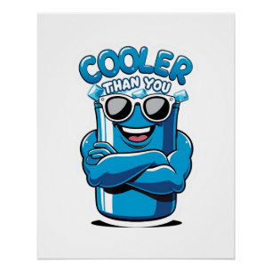 Cooler als Sie - Funny Party Cooler Design Poster