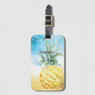 Cooler Ananas Sommer Gepäckanhänger