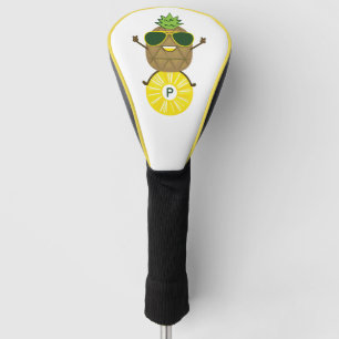 Cooler Ananas-Typ auf Ananassring rollen Golf Headcover