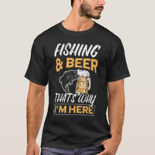 Cooler Angler Angeln Und Bier Für Fischer T-Shirt
