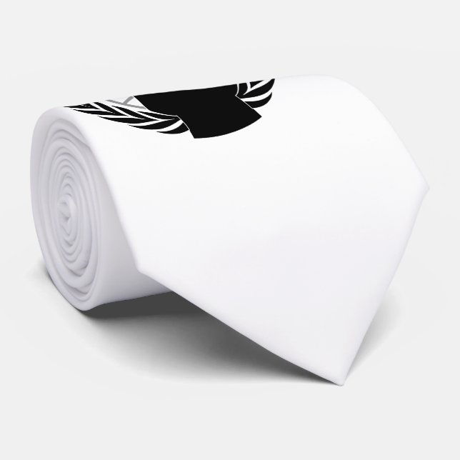 Cooler anonymer Logotyp Krawatte (Gerollt)