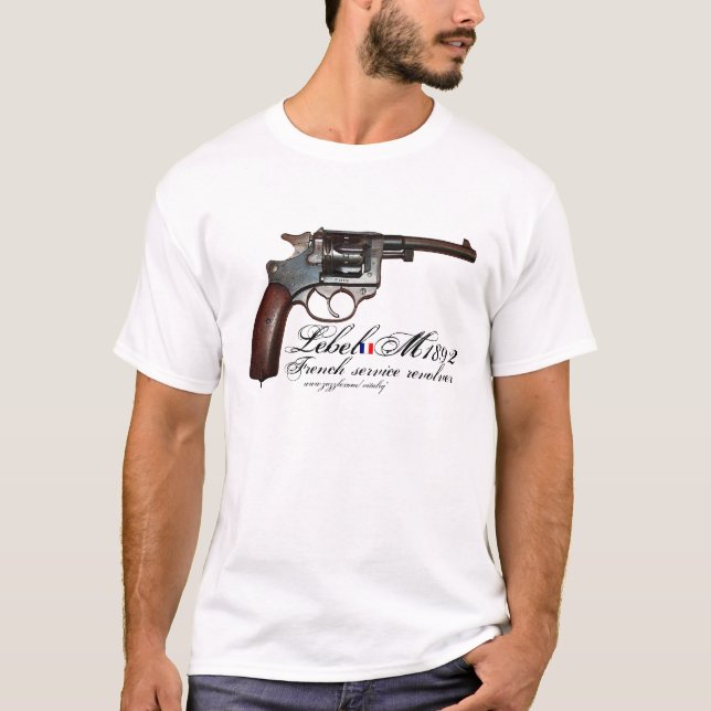 Cooler antiker Franzosen Lebel Revolver-T - T-Shirt (Vorderseite)