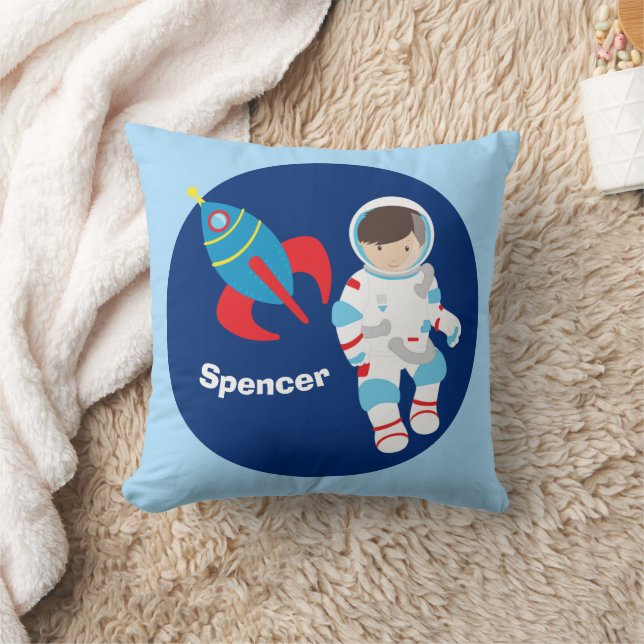 Cooler Astronautenraum Sonderraum Kinderzimmer Bla Kissen (Decke)