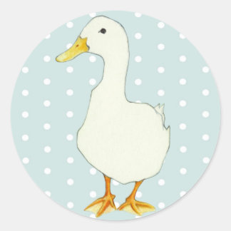 Cooler Aufkleber für Enten