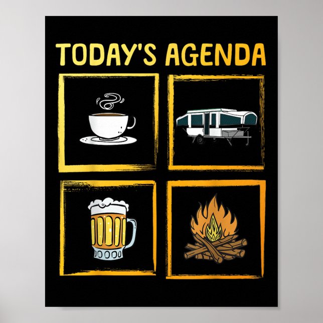 Cooler Aufstiegscampus Kunst für Männer Frauen Kar Poster (Vorne)