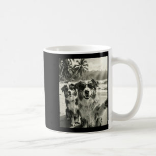 Cooler Australian Shepherd Selfie Strand Sonnenbri Kaffeetasse