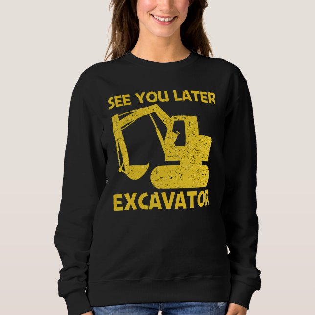 Cooler Bagger für Damen Sweatshirt (Vorderseite)