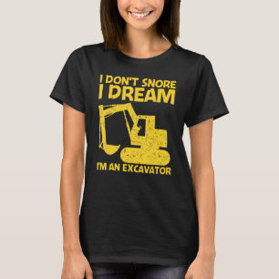 Cooler Bagger Für Männer Frauen Schwere Ausrüstung T-Shirt
