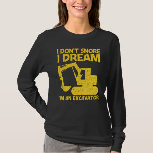 Cooler Bagger für Männer Frauen Schwere Ausrüstung T-Shirt