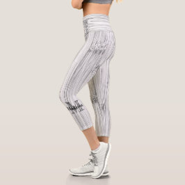 Cooler Bambusprint Monogram Capri Leggings