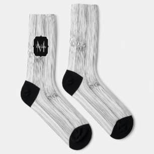 Cooler Bambusprint Monogram Socken