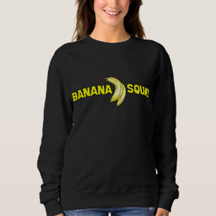 Cooler Bananenquad Fruchtüberlauf Sweatshirt