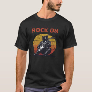 Cooler Bär beim Gitarrespielen zum Vatertag auf Wa T-Shirt