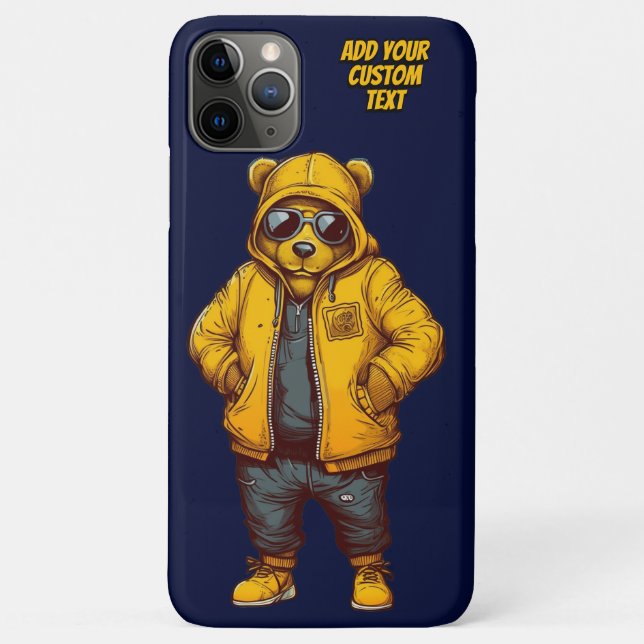 Cooler Bär Lustig Mode Case-Mate iPhone Hülle (Rückseite)