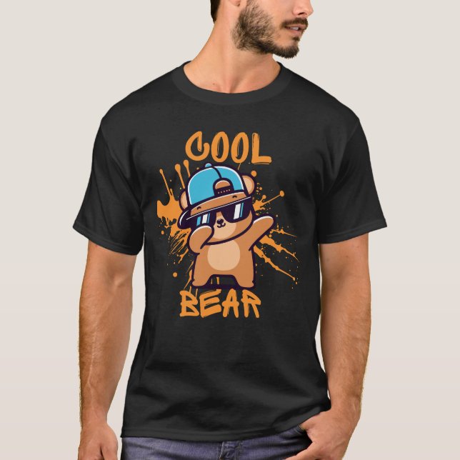 Cooler Bär T-Shirt (Vorderseite)