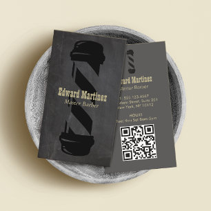 COOLER Barbershop-Knotenpunkt Visitenkarte