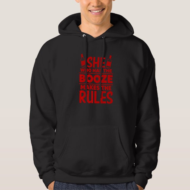 Cooler Barkeeper für Frauen Girls Liquor Mixologe  Hoodie (Vorderseite)