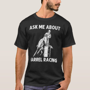 Cooler Barrel Racing für Frauen Männer Rodeo Pferd T-Shirt
