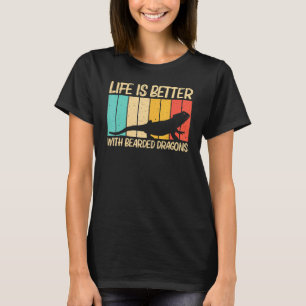 Cooler Bartagame für Männer Frauen Reptil Eidechse T-Shirt