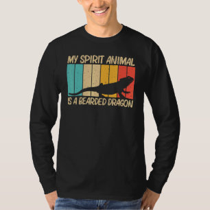 Cooler Bartdrache für Männer Frauen Reptilienechse T-Shirt