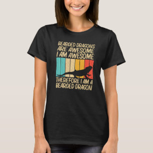 Cooler Bartdrache für Männer Frauen Reptilienechse T-Shirt