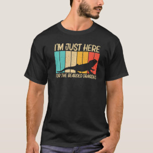 Cooler Bartdrache für Männer Frauen Reptilienechse T-Shirt