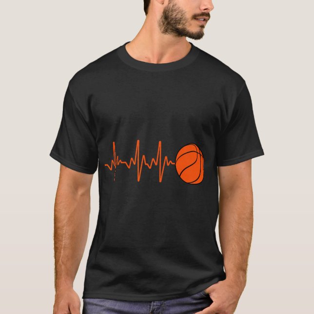 Cooler Basketball für Damen und Herren Trainerteam T-Shirt (Vorderseite)