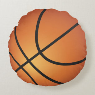 Cooler Basketball-Korb-Ball Rundes Kissen