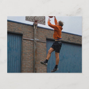 Cooler Basketball Postkarte