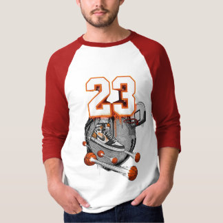 Cooler Basketball-Sneaker 23 Sporty Raglan-Shirt T-Shirt