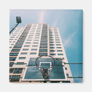 Cooler Basketballkorb Magnet