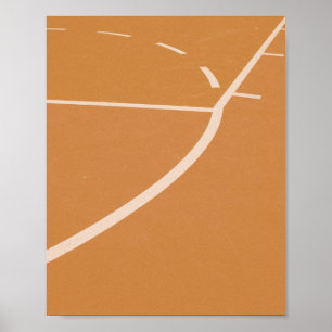 Cooler Basketballkorb Poster