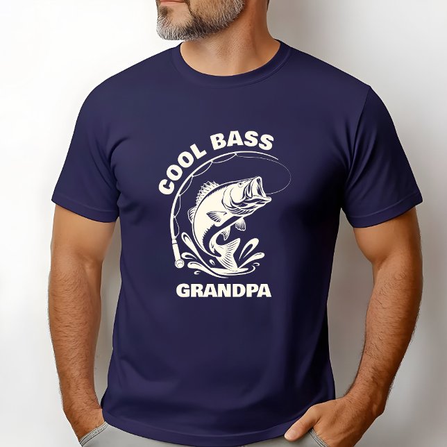 Cooler Bass-Opa  T-Shirt (Cool Bass Grandpa with ability to customize with your grandpa's name!)