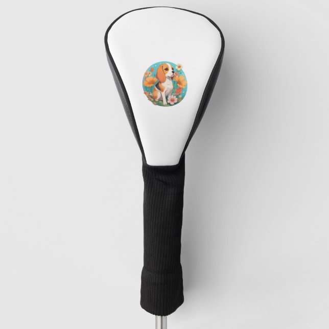 COOLER BEAGLE 2 GOLF HEADCOVER (Vorderseite)
