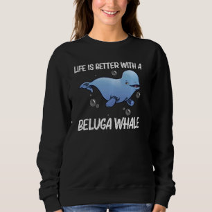Cooler Belugawal für Männer Frauen Orca Wale Save  Sweatshirt