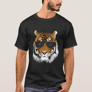Cooler Bengalischer Tiger mit Sonnenbrille Bengali T-Shirt