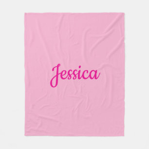 Cooler benutzerdefinierbarer Text Fleecedecke