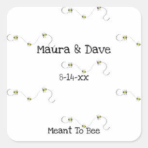 Cooler benutzerdefinierbarer Text Quadratischer Aufkleber