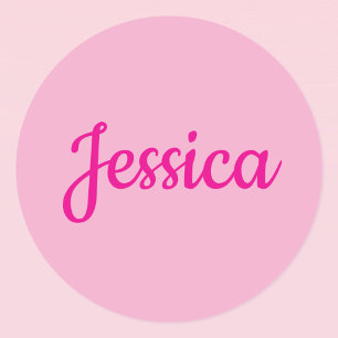 Cooler benutzerdefinierbarer Text Runder Aufkleber