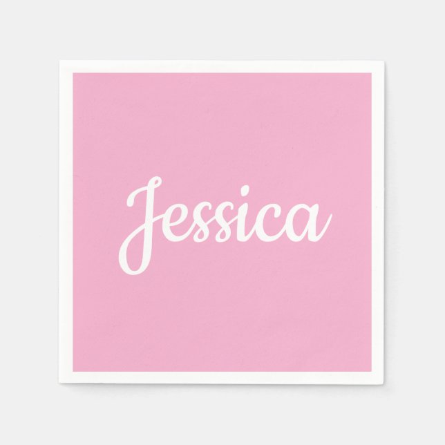 Cooler benutzerdefinierbarer Text Serviette (Vorderseite)