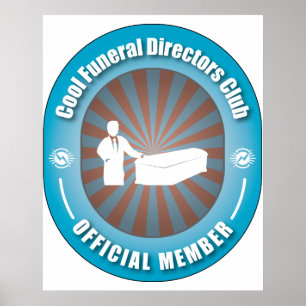 Cooler Bestatter Club Poster