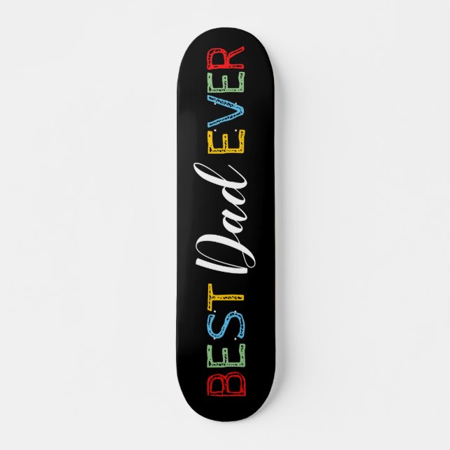 Cooler bester Vater je Skateboard (Vorne)