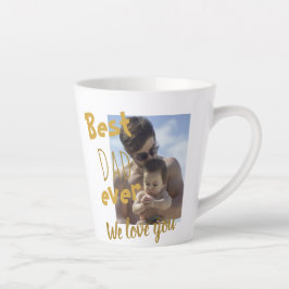 Cooler bester Vater je Wir Liebe Sie Foto Milchtasse
